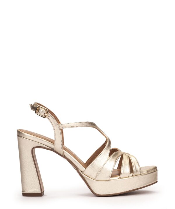 sandalias napa metal planito