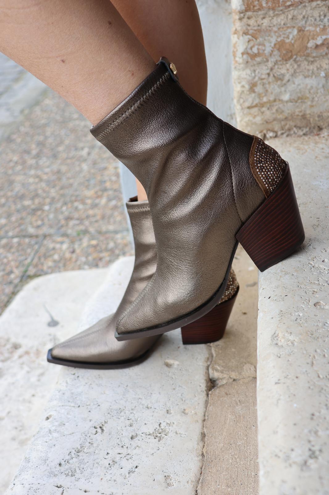 botin navia metalizado