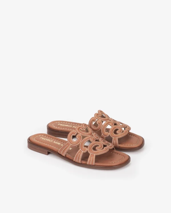sandalias rufina marrones